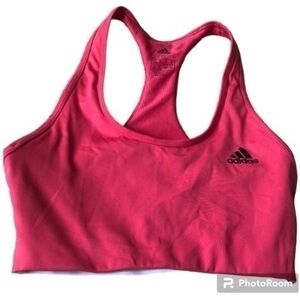 Pink Adidas Climalite Sports Bra - Size Small